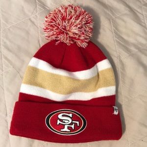 SF 49er football beanie Forty Seven Brand (47)